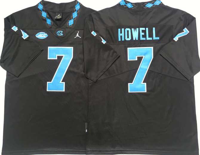 North Carolina Tar Heels 7 Sam Howell Black College Football Jersey,We sell and wholesale North Carolina Tar Heels 7 Sam Howell Black College Football Jersey on line form chian!